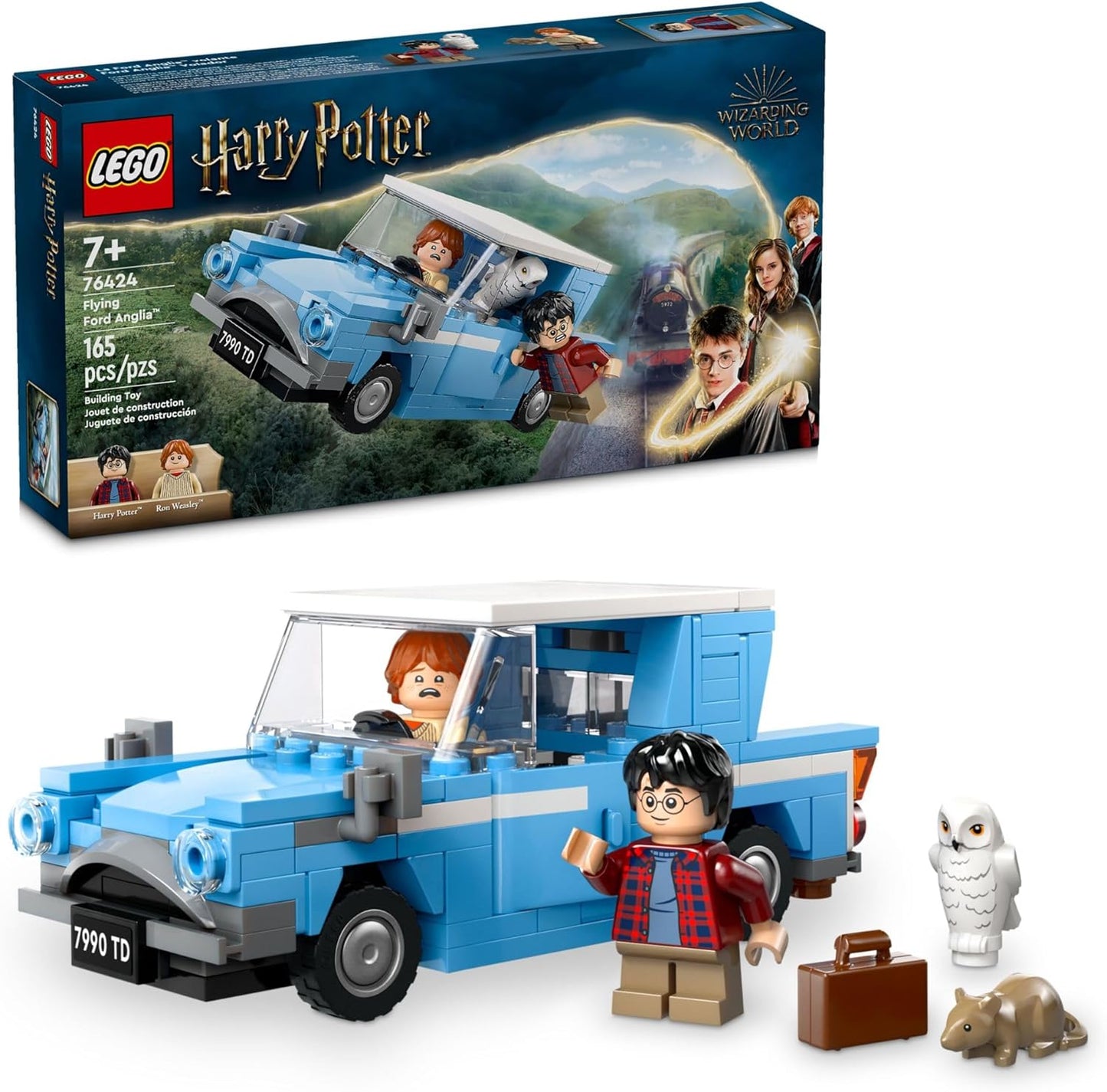 LEGO Harry Potter Ford Anglia Volador Juego de Juguetes de fantasía 76424