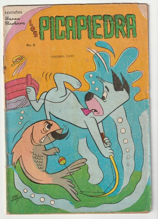 Los Picapiedra #6 Cómic Antiguo Colombiano 1981