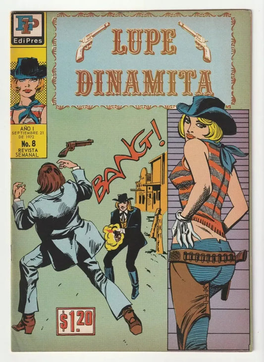 Lupe Dinamita #8 Edipres 1972 Comic Antiguo