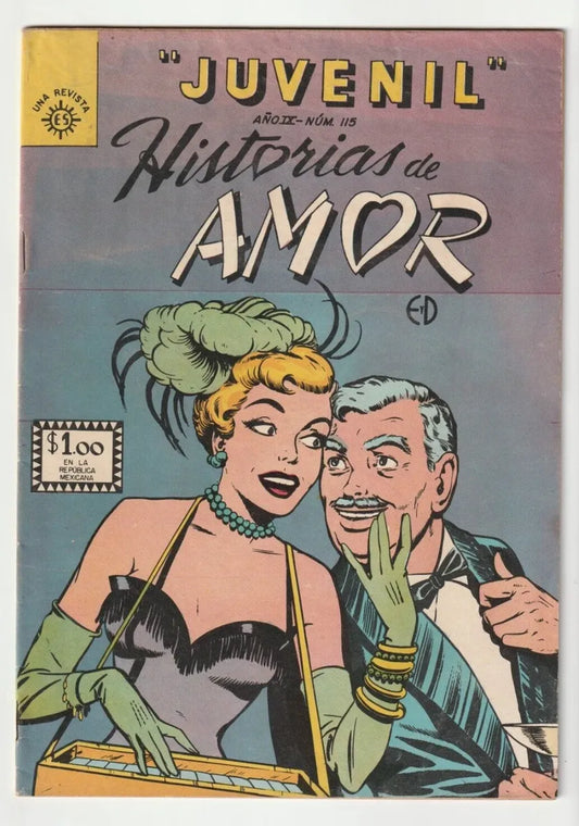 Juvenil Historias De Amor #115 Comic Antiguo 1962