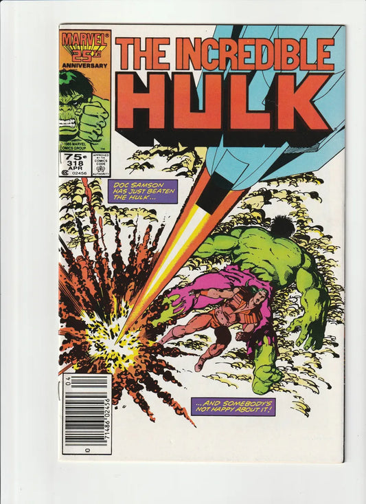 The Incredible Hulk 318 Marvel Comics 1986