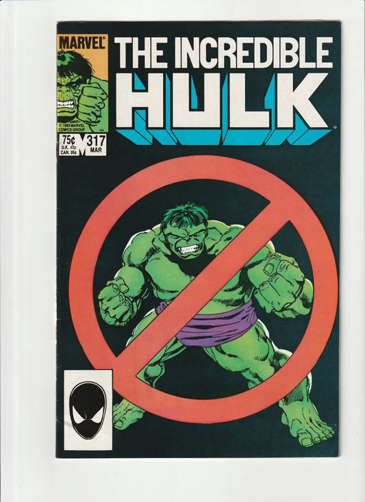 The Incredible Hulk 317 Marvel Comics 1986
