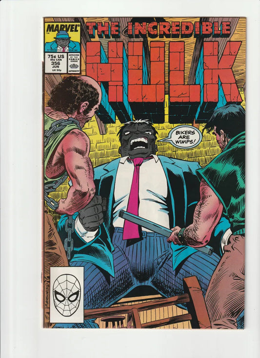 The Incredible Hulk 356 Marvel Comics 1989