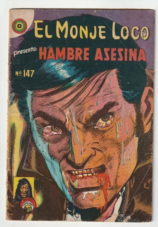 El Monje Loco #147 Cómic De Terror Antiguo