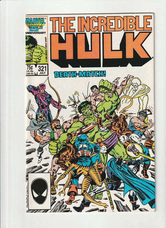 The Incredible Hulk #321 Hulk Vs Avengers
