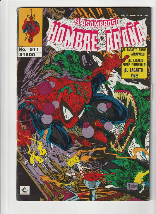 El Asombroso Hombre Araña #511 Todd Mcfarlane Novedades 1992