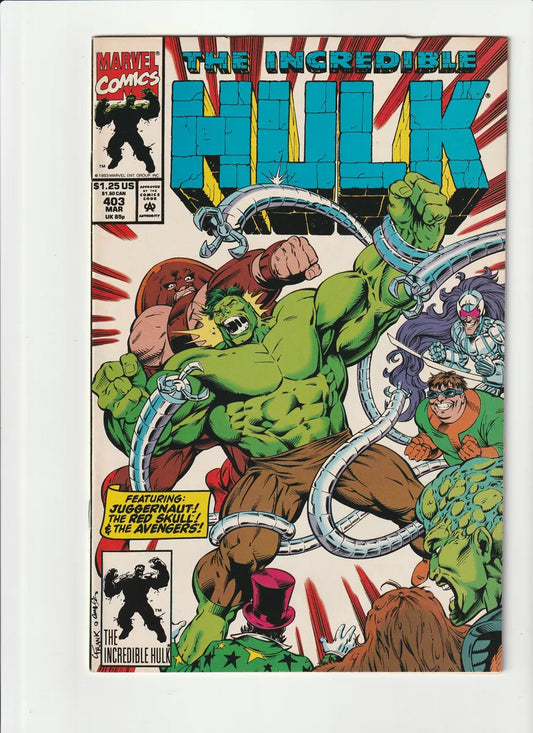 The Incredible Hulk 403 Marvel Comics 1993