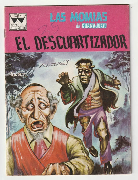 Las Momias De Guanajuato #87 Comic De Terror Antiguo 1967