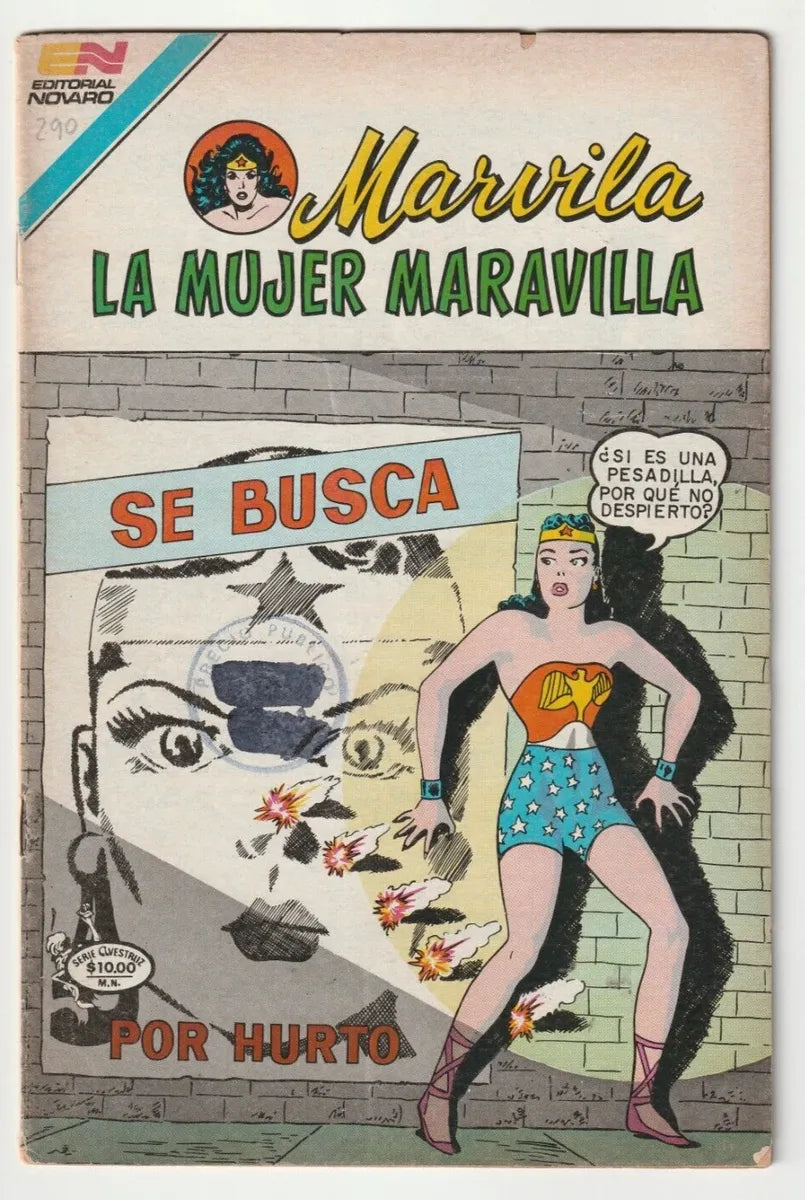 Marvila #290 Novaro Cómic Antiguo 1982