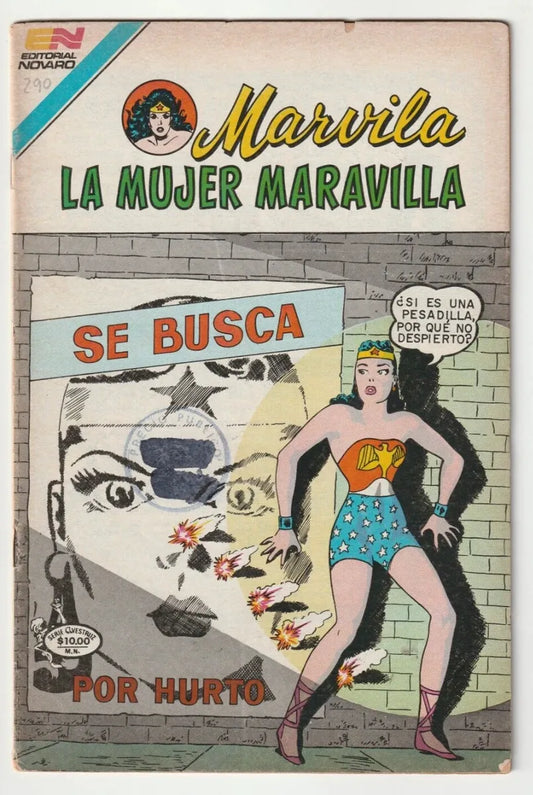 Marvila #290 Novaro Cómic Antiguo 1982