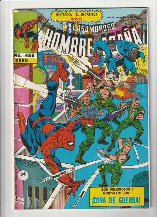 El Asombroso Hombre Araña #455 Novedades 1989