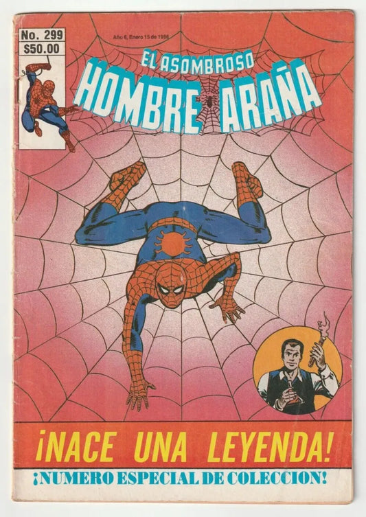 El Asombroso Hombre Araña #299 El Origen Novedades 1986