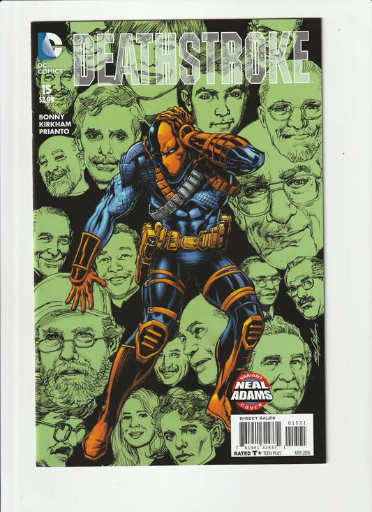Deathstroke #15 DC Comics Portada de Neal Adams