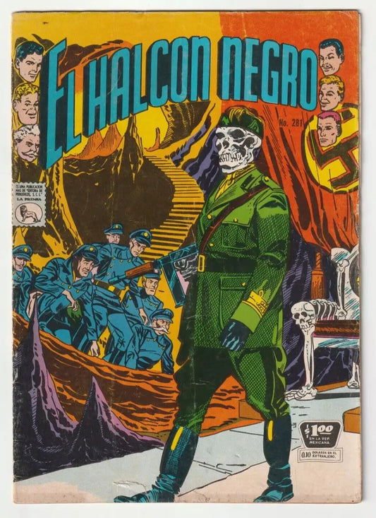 El Halcon Negro #281 La Prensa 1967 Cómic Antiguo