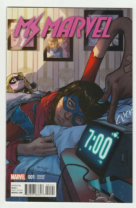 Ms. Marvel #1 1:25 Pichelli portada Variante