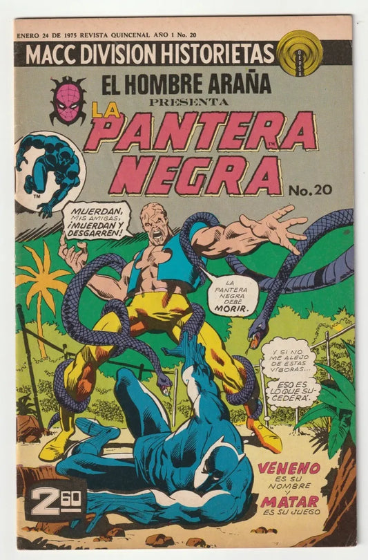 El Hombre Araña Presenta: La Pantera Negra #20 Macc Division