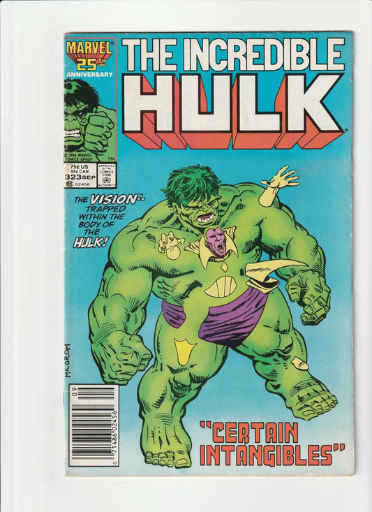 The Incredible Hulk 323 Marvel Comics 1986
