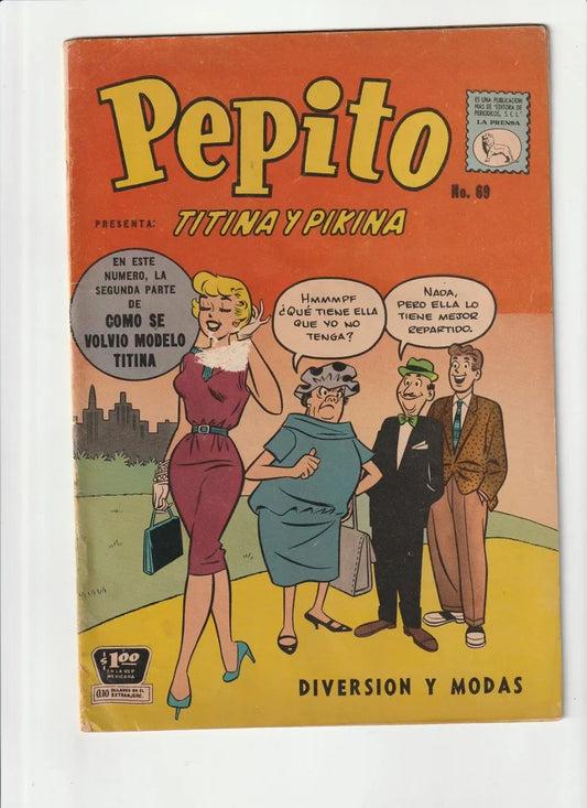Pepito #69 La Prensa México Cómic Antiguo 1959
