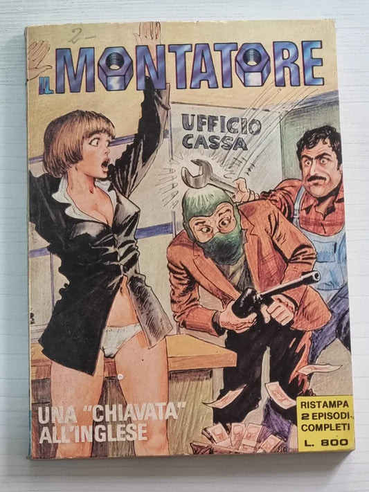 Il Montatore #2 Portada De Milo Manara Comic Erotico Italiano