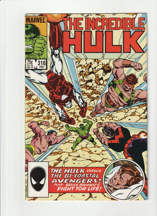 The Incredible Hulk 316 Marvel Comics 1986
