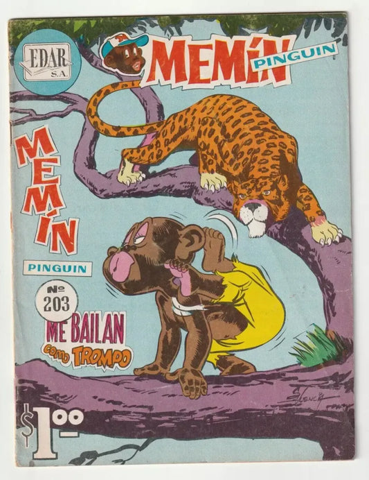 Memin Pinguin #203 Cómic Antiguo Mexicano