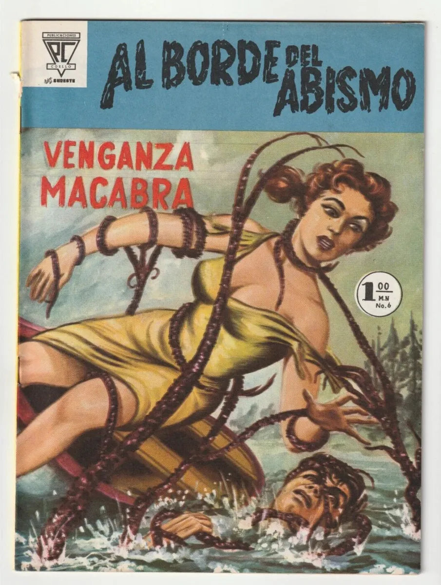 Al Borde Del Abismo #6 Cómic Antiguo De Terror