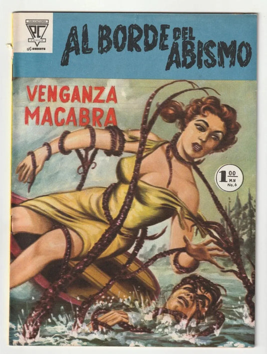 Al Borde Del Abismo #6 Cómic Antiguo De Terror