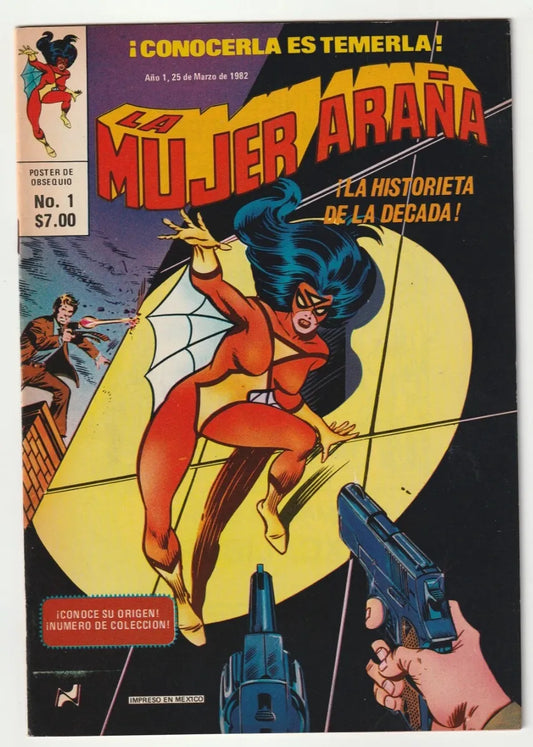 La Mujer Araña #1 Novedades 1982