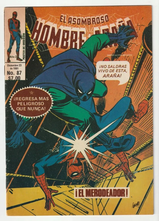 El Asombroso Hombre Araña #87 Novedades 1981