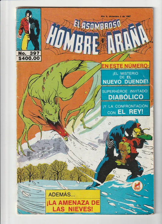 El Asombroso Hombre Araña #397 Novedades 1987
