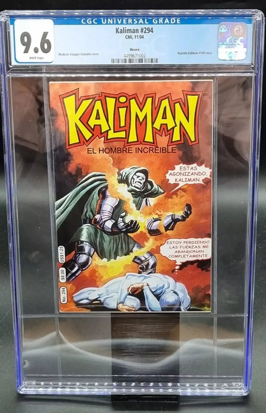 Kaliman #294 Portada Doctor Doom Cgc 9.6