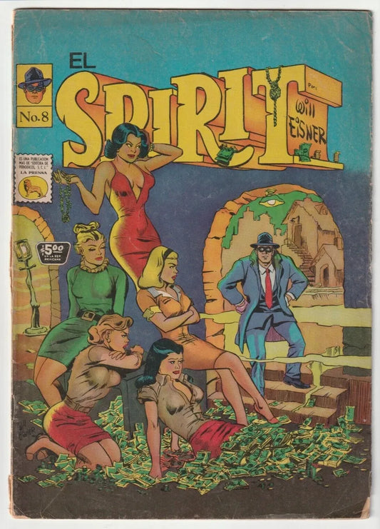 El Spirit #8 La Prensa Comic Antiguo