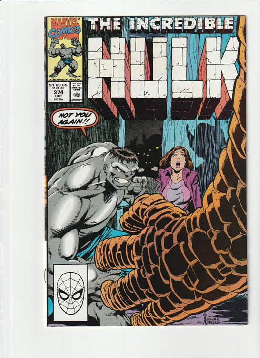The Incredible Hulk 374 Marvel Comics 1990