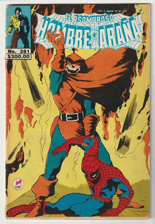 El Asombroso Hombre Araña #381 Novedades 1987