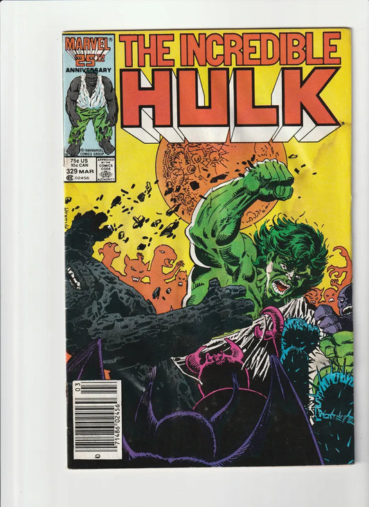 The Incredible Hulk 329 Marvel Comics 1987