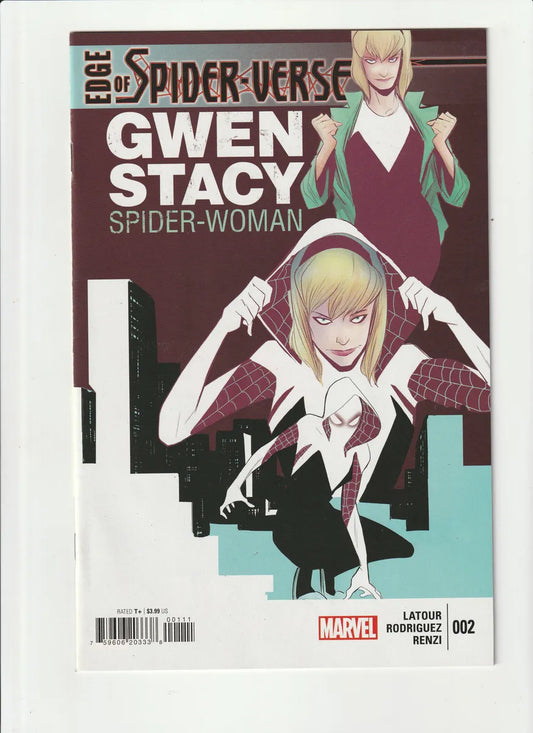 Edge Of Spider-verse 2 Facsimile 1st App Spider-gwen