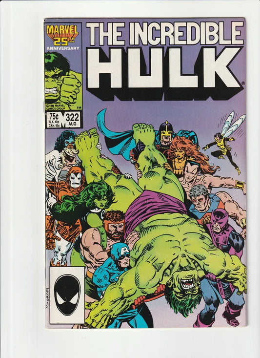 The Incredible Hulk 322 Marvel Comics 1986
