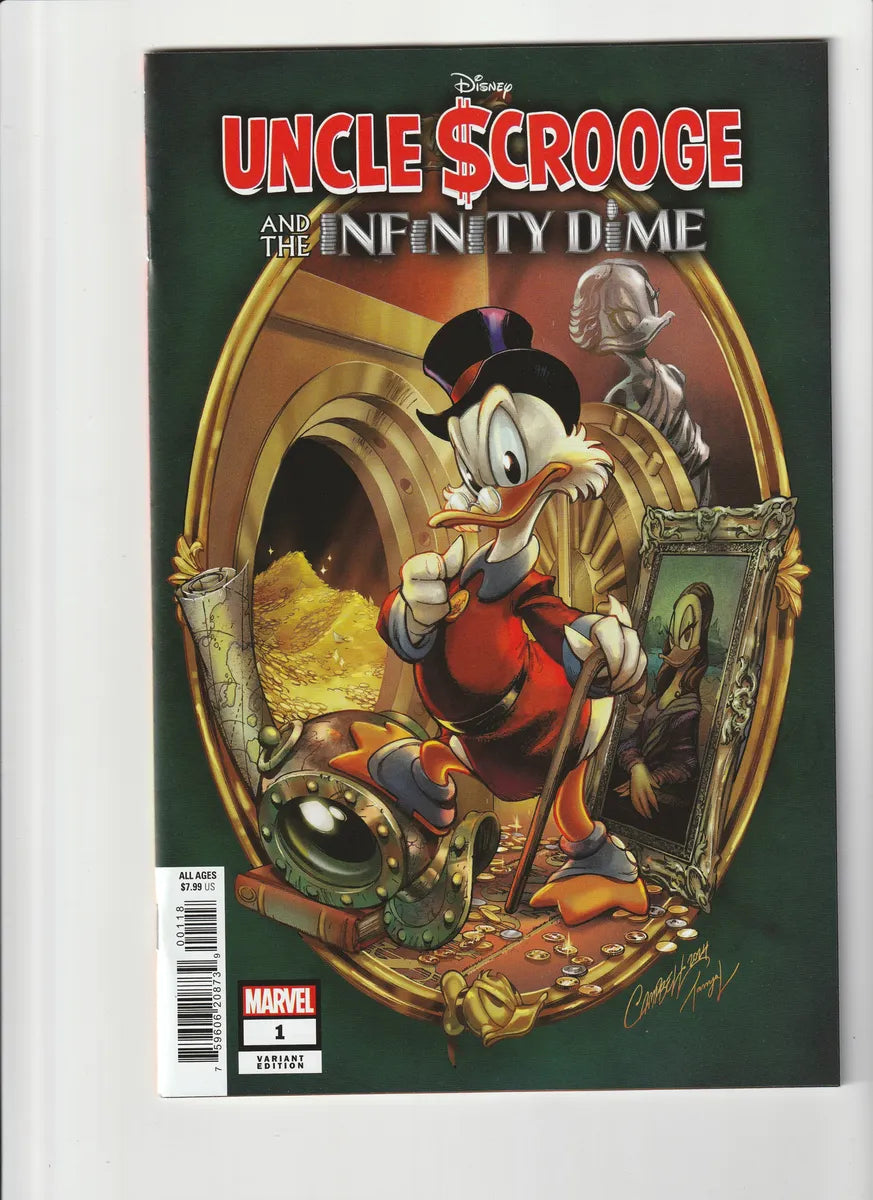 Uncle Scrooge And The Infinity Dime #1 J Scott Cambell 1:50