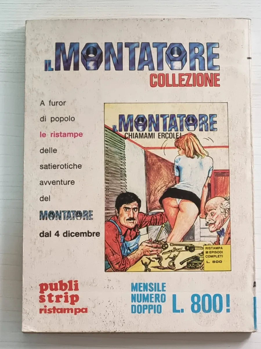 Il Montatore #2 Portada De Milo Manara Comic Erotico Italiano