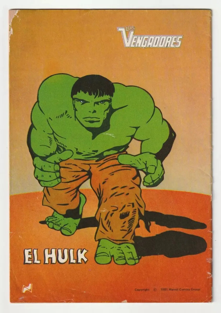 Los Vengadores #5 Novedades Mexico 1981