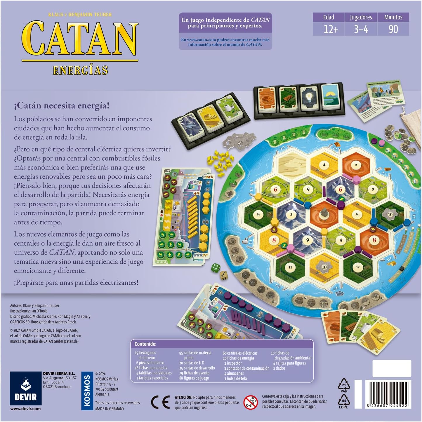 Catan Energias Juego de Mesa