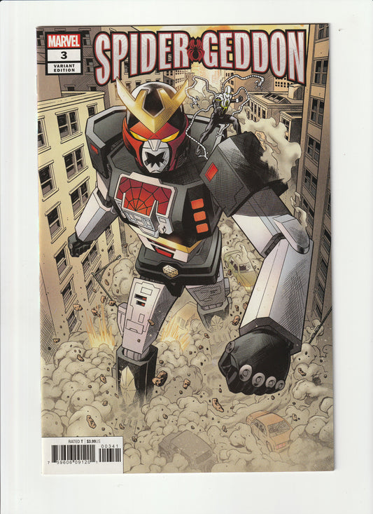 Spider-Geddon #3 1:25 Hawthorne Variant Marvel Comics En Ingles