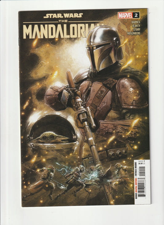 Star Wars The Mandalorian #2 1st app Grogu Marvel Comics en Ingles