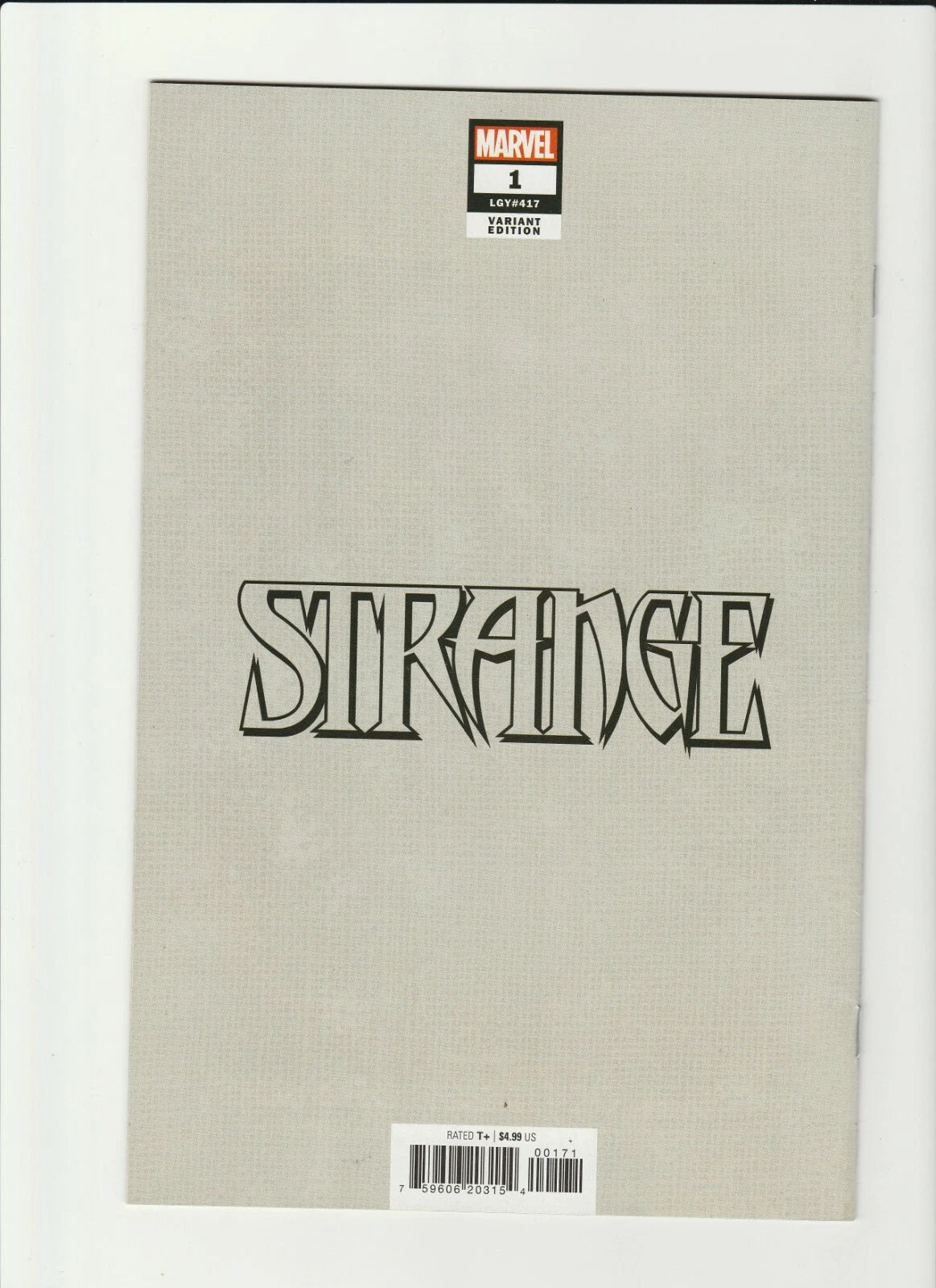 Strange #1 Portada Virgen J.Scott Campbell