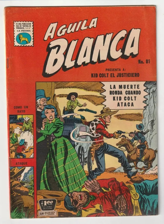 Aguila Blanca #81 La Prensa Cómic Antiguo 1961