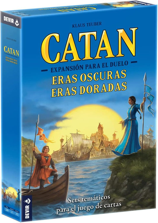 Catan El Duelo - Expansión: ERAS Oscuras, ERAS Doradas Juego de Mesa