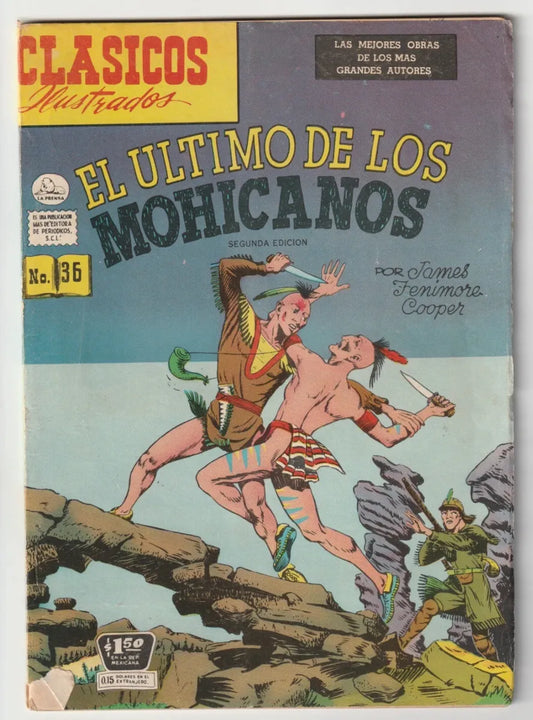 Clasicos Ilustrados #36 El Ultimo De Los Mohicanos La Prensa México
