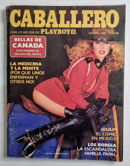 Caballero Playboy Mexico Octubre 1980