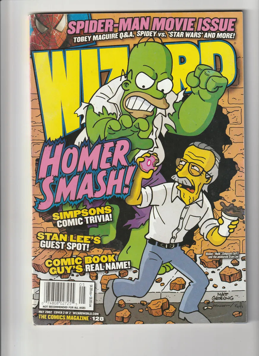 Wizard May 2002 Portada de Matt Groening