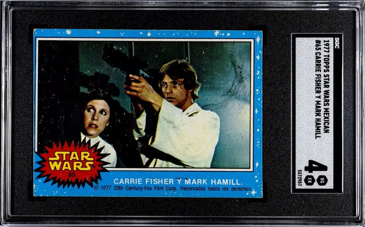 Tarjeta Star Wars #65 Star Wars Mexico Topps 1977 Sgc 4